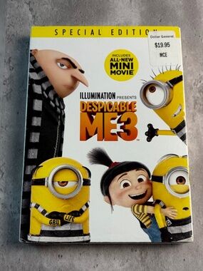 NWT Despicable Me 3 Special Edition DVD Minions Movie Sealed